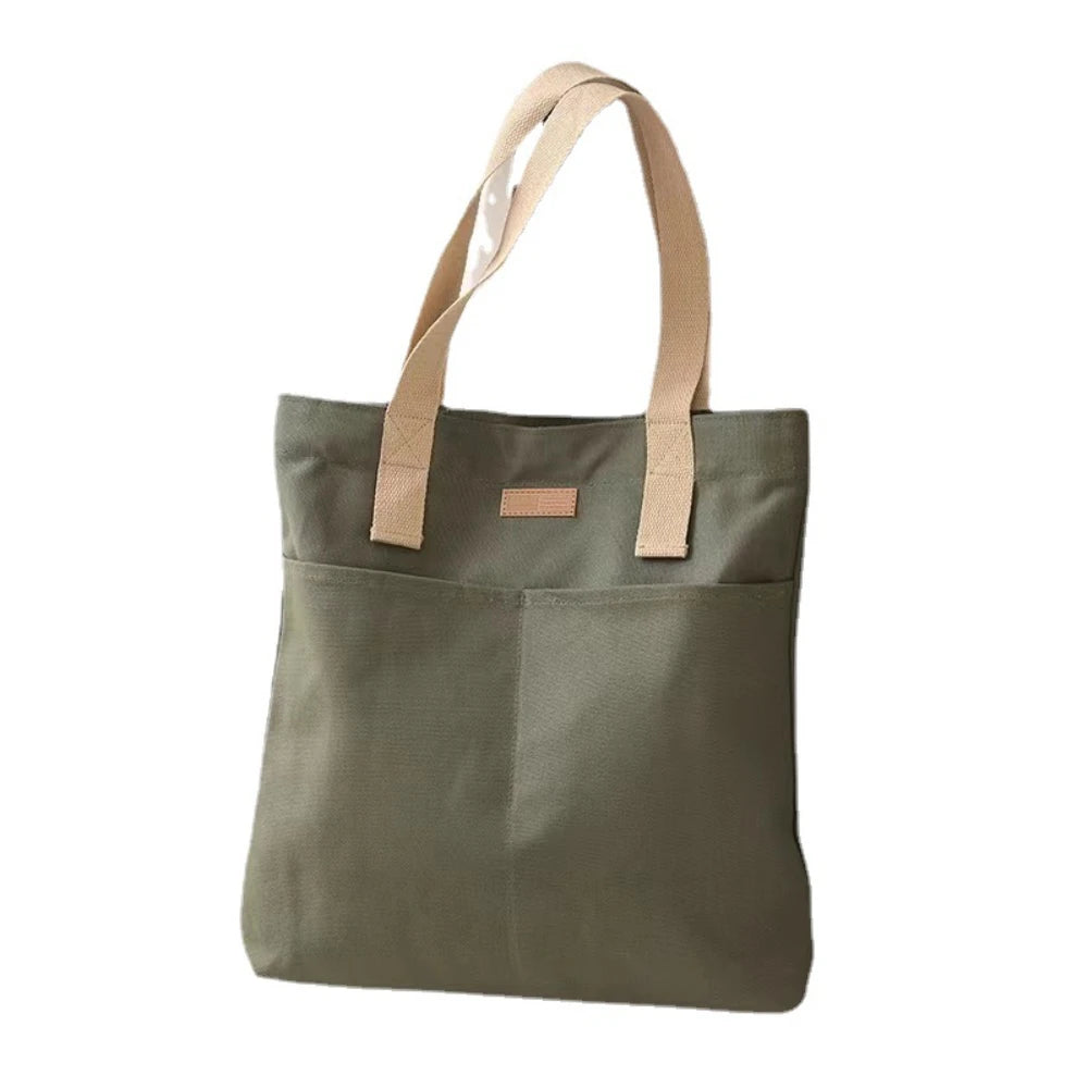 Women’s Large Capacity Canvas Tote Bag Commuter Handbag