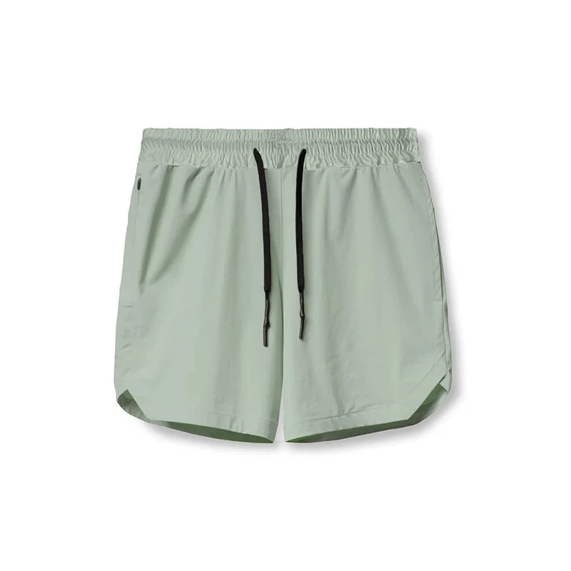 Men's Quick Dry Woven Running Fitness Shorts