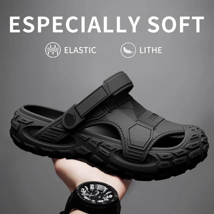 Men’s Breathable Clog Sandals Non Slip Odor Resistant Summer Shoes