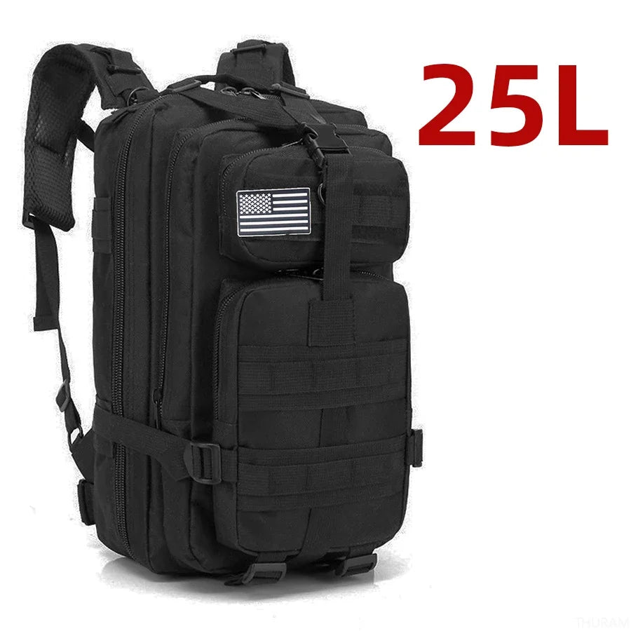 25L or 50L Waterproof Tactical Hiking Backpack