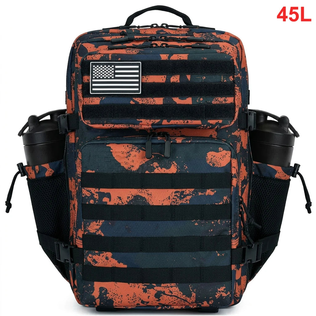 45L Waterproof Tactical Hiking and Travel Backpack