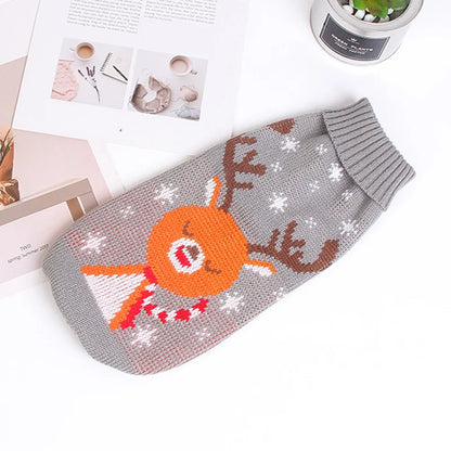 Cute Warm Pullover Sweater for Small Dogs & Cats Winter Pet Clothing