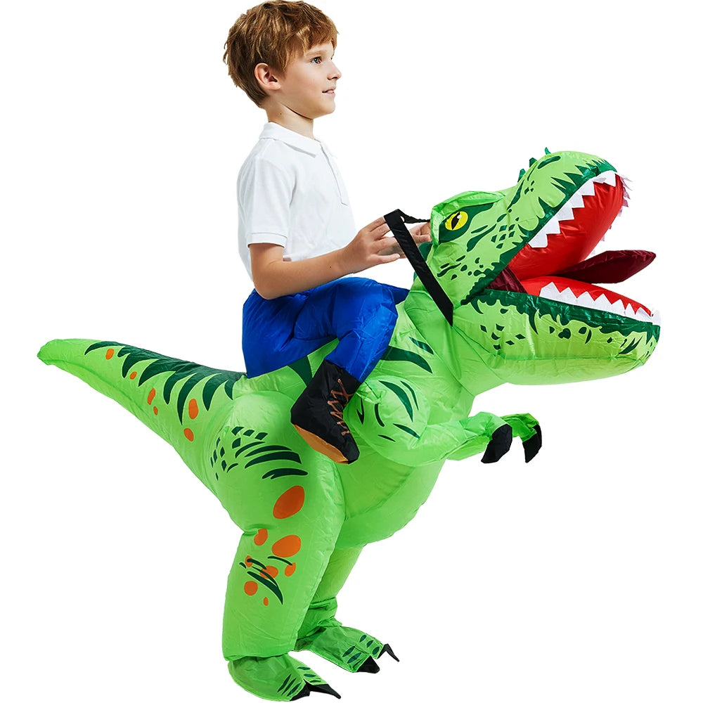 Kids Dinosaur Inflatable Costume for Halloween & Cosplay