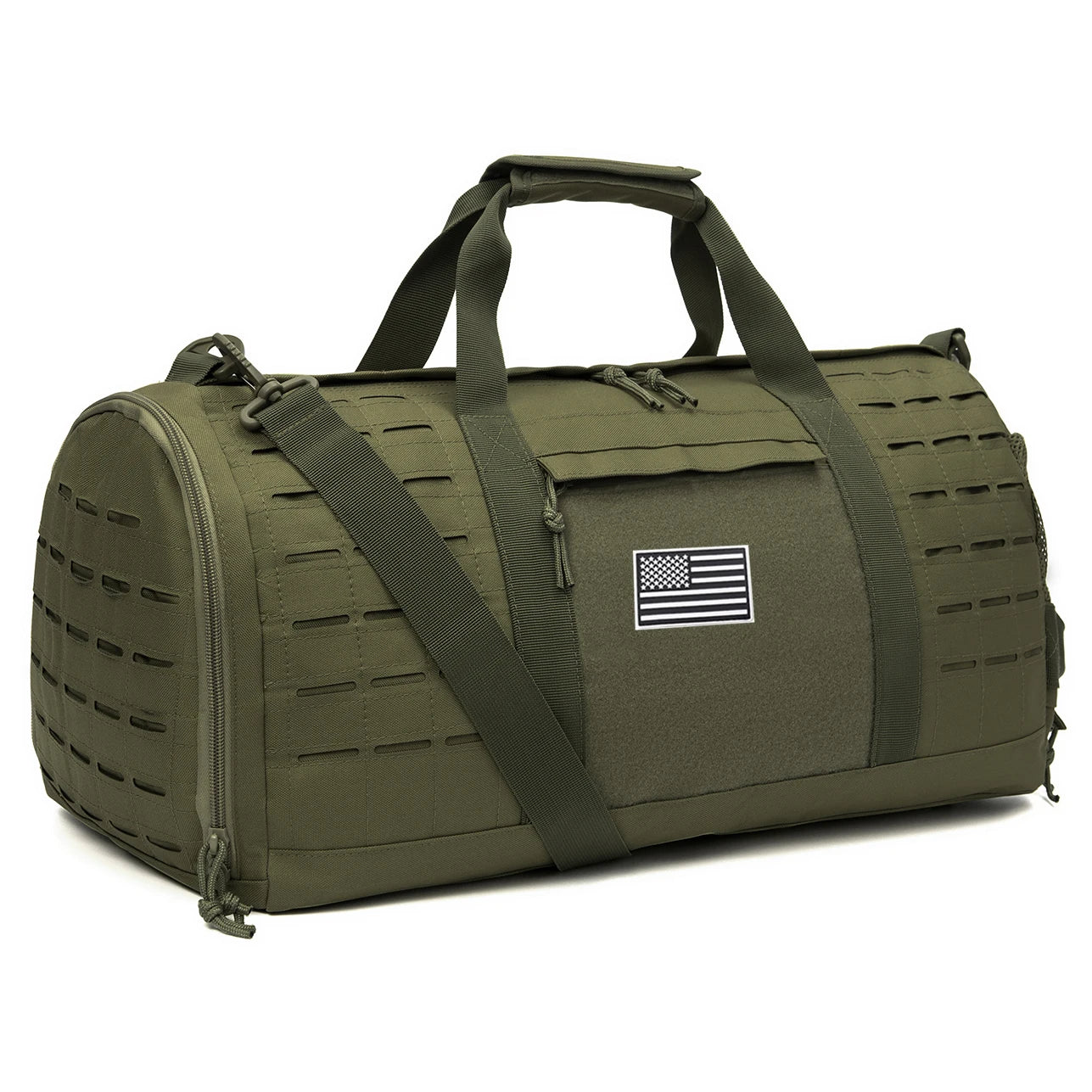 40L Men's Tactical Gym Duffle Bag with Shoe Compartment