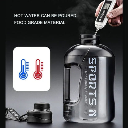 1.7L or 2.7L Large Capacity Sports Water Bottle