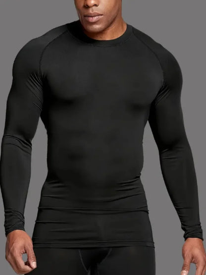 Men's Quick Dry Compression Workout T Shirt
