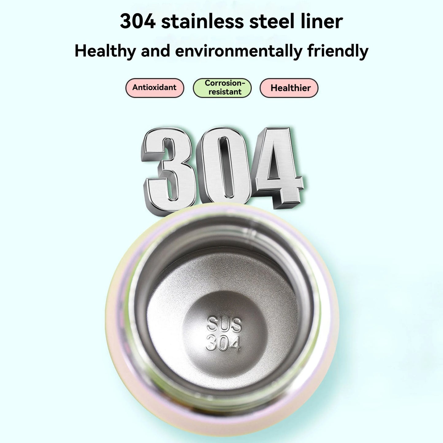 200ml or 350ml Stainless Steel Mini Insulated Thermos Cup