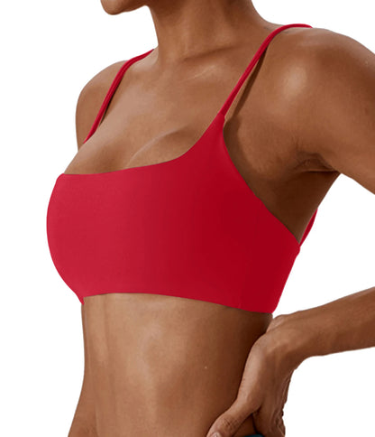 Women's Soft Cross Back Yoga Sports Bra