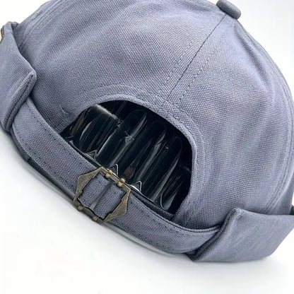Unisex Vintage Brimless Docker Cap