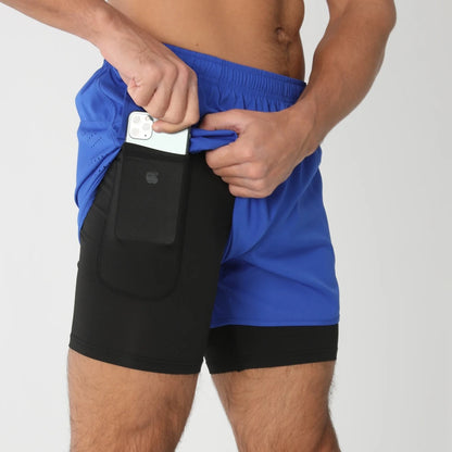 Men's Quick Dry 2 in 1 Running Shorts