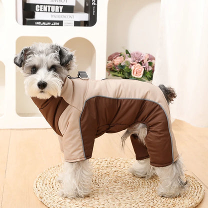 Reflective Camouflage Dog Jumpsuit with D-Ring for Small & Medium Dogs