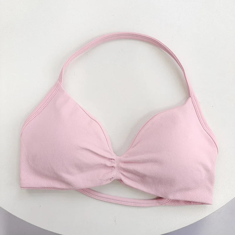 Women's High Support Lace Up Sports Bra