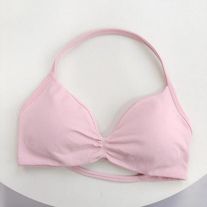 Women's High Support Lace Up Sports Bra
