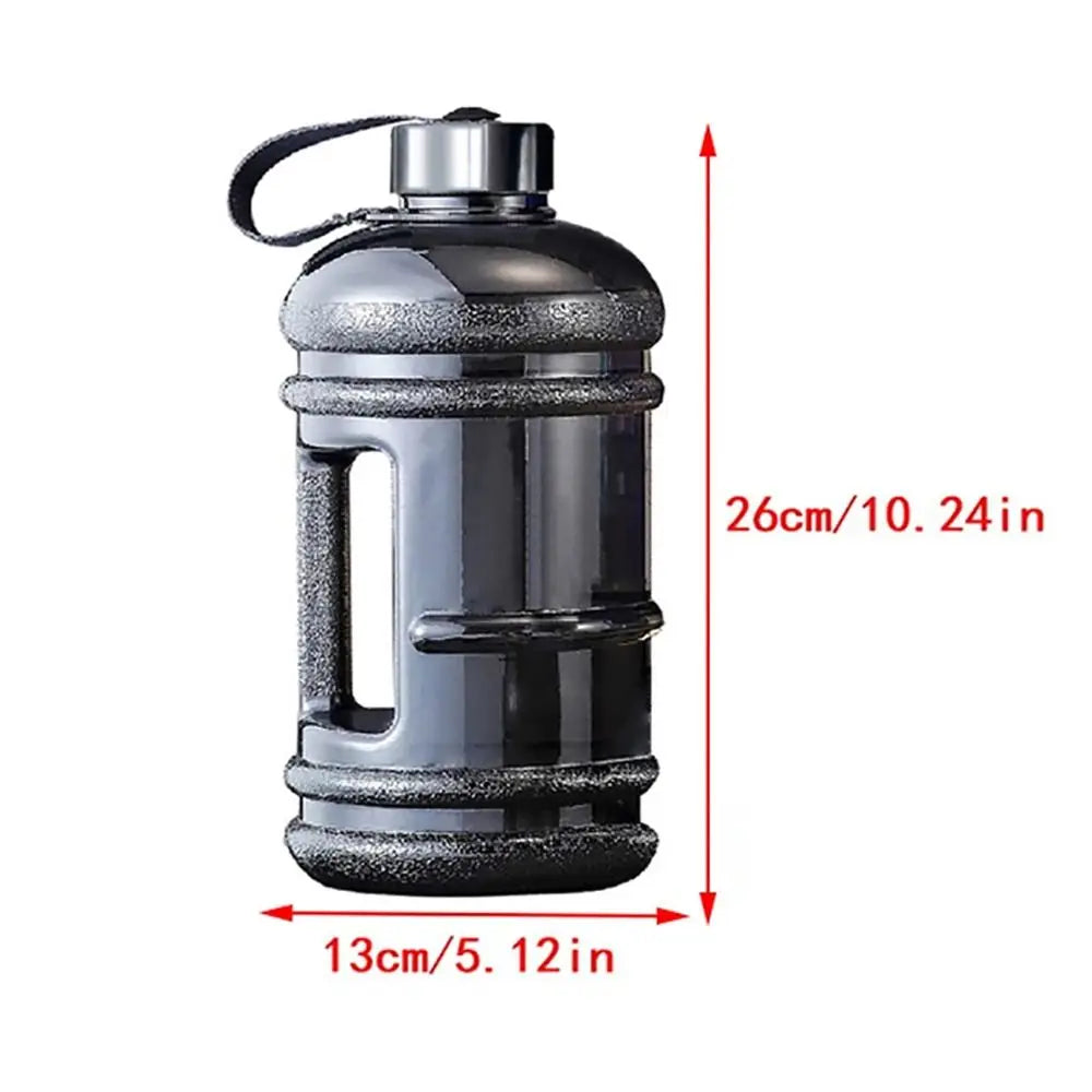 2L Large Capacity PETG Sports Water Bottle with Handle
