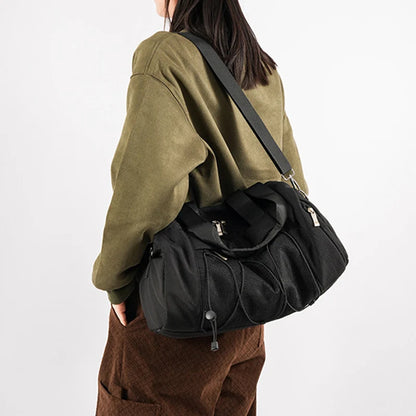 Women's Large Gym Duffel Bag with Shoe Compartment