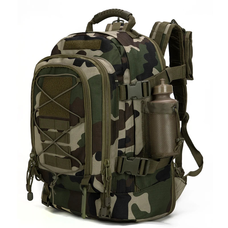 60L MOLLE Military Tactical Hiking Backpack
