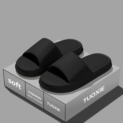 Unisex Soft EVA Summer Slippers Odor Resistant Non Slip Home & Bathroom Shoes