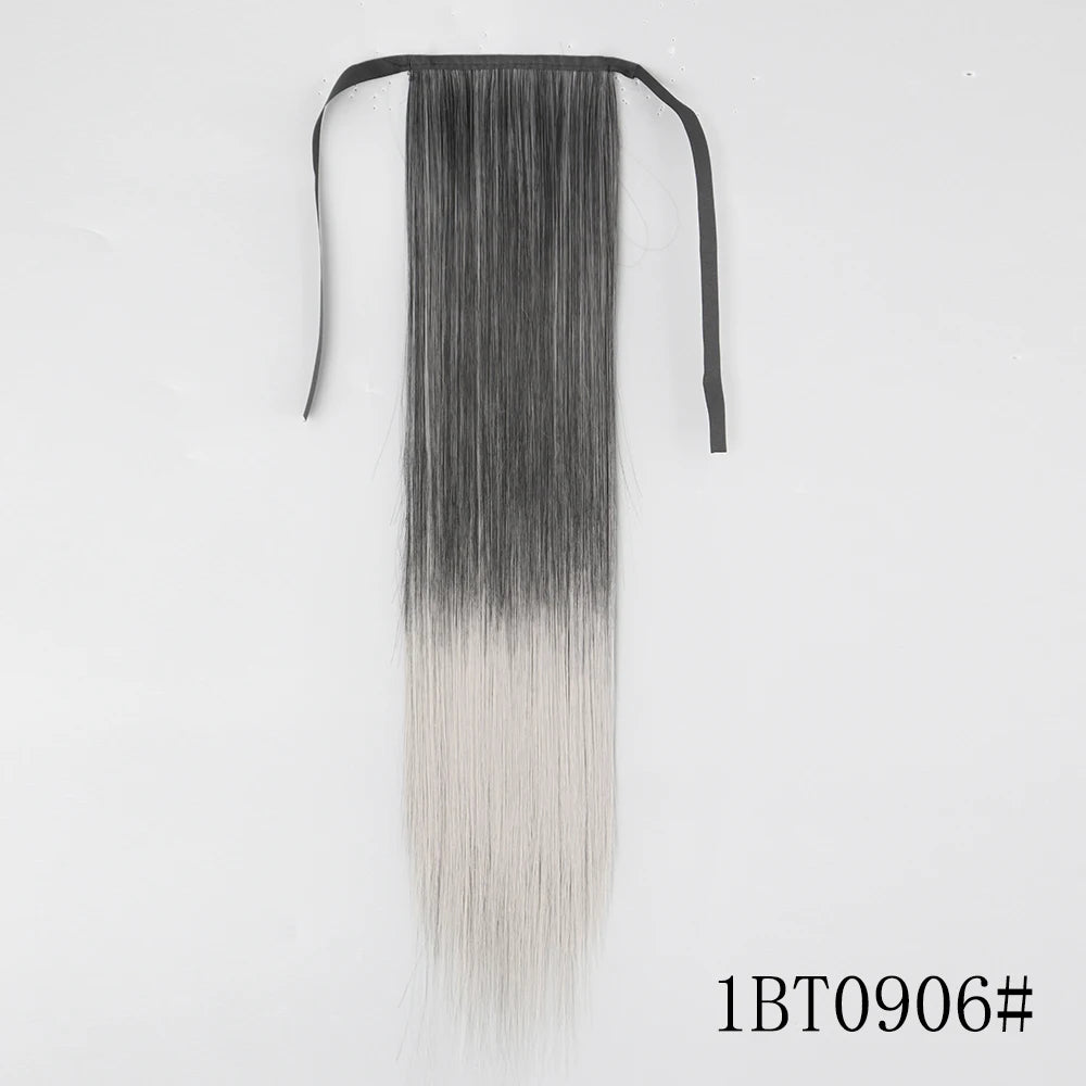 Long Straight Wrap Around Ponytail Hair Extension