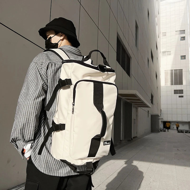 Men's Large Waterproof Travel Duffle Backpack XA380C