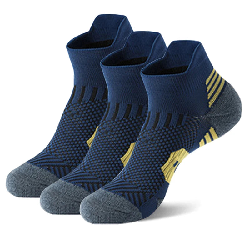 3 Pairs Quick Dry Non Slip Sports Socks