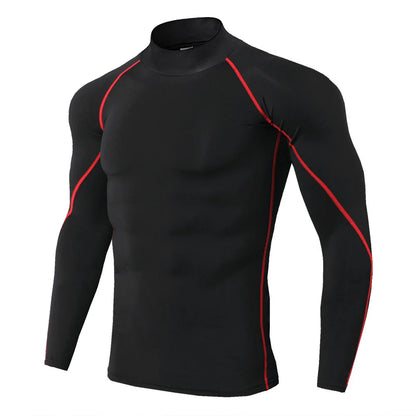Men's Quick Dry Long Sleeve Compression Sports Shirt