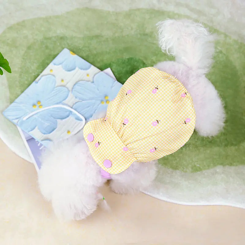 Bow Lace Dress for Small Dogs Summer Pet Clothing