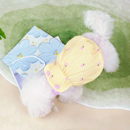 Bow Lace Dress for Small Dogs Summer Pet Clothing
