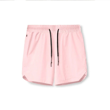 Men's Quick Dry Woven Running Fitness Shorts
