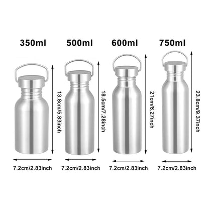 Portable Stainless Steel Cycling Water Bottle