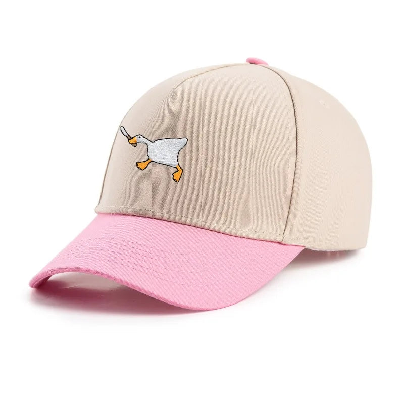 Unisex Embroidered Goose Baseball Cap
