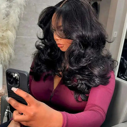250% Body Wave Glueless HD Lace Front Human Hair Wig 13x4 13x6