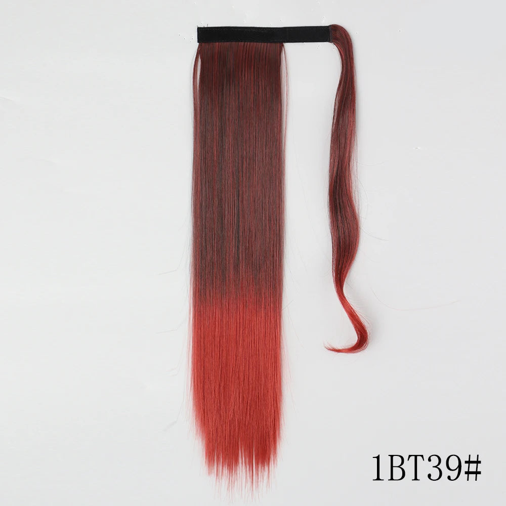 Long Straight Wrap Around Ponytail Hair Extension