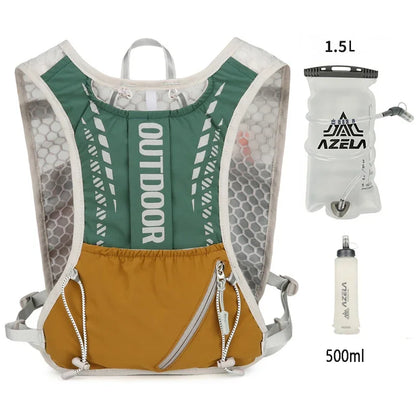 Reflective Running and Cycling Hydration Vest Backpack