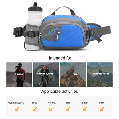 Running Waist Pack with Phone Pouch and Bottle Holder