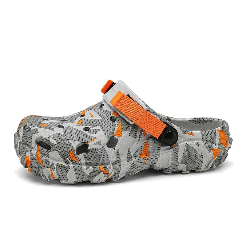Men’s Camouflage EVA Garden Clogs Outdoor Sandals