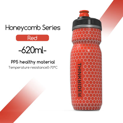 ThinkRider 620ml Insulated PP5 Cycling Water Bottle