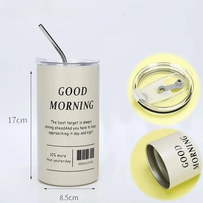 600ml 304 Stainless Steel Insulated Tumbler with Straw