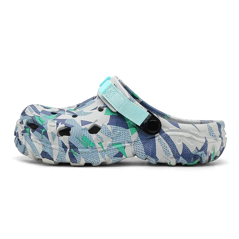 Men’s Camouflage EVA Garden Clogs Outdoor Sandals