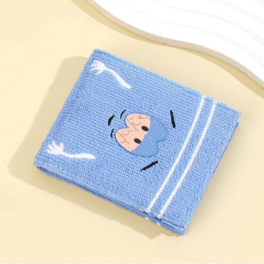 Women's Cute Plush Fuzzy Zip Coin Purse