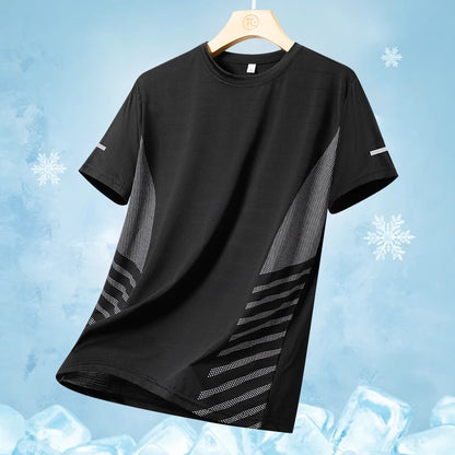 Men's Quick Dry Reflective Running T Shirt