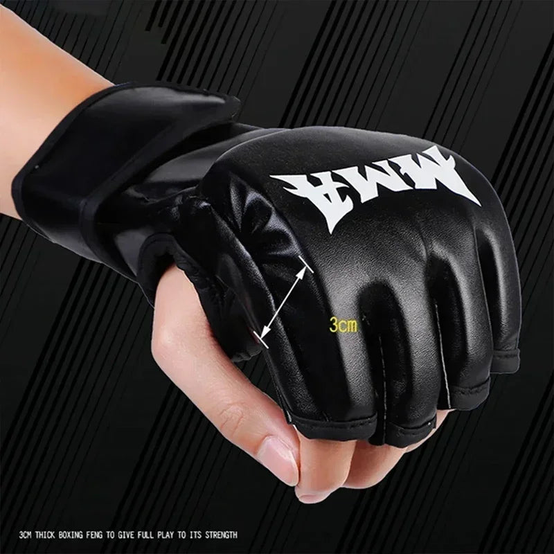 Professional Half Finger Boxing Training Gloves