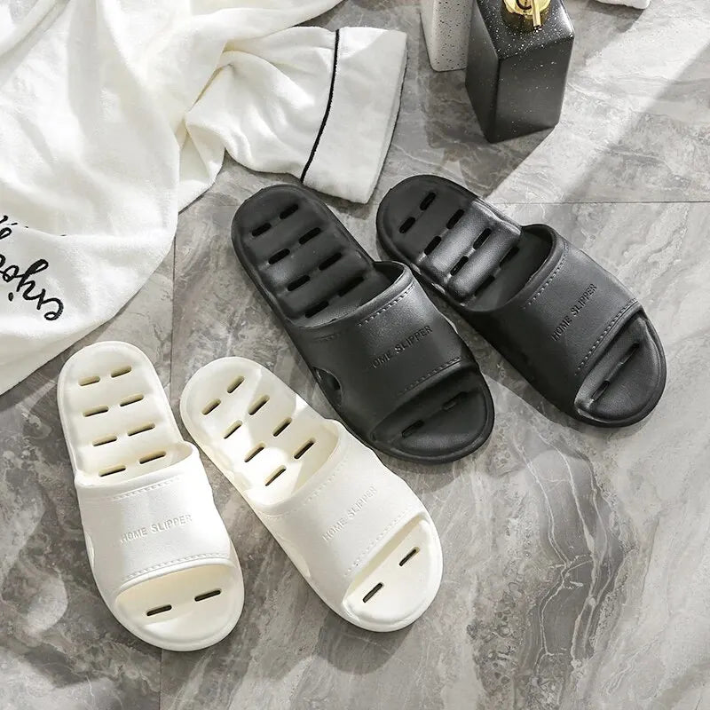 Unisex EVA Non Slip Quick Dry Shower Slippers for Home & Bathroom