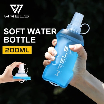WRELS BPA Free Collapsible TPU Soft Flask Water Bottle