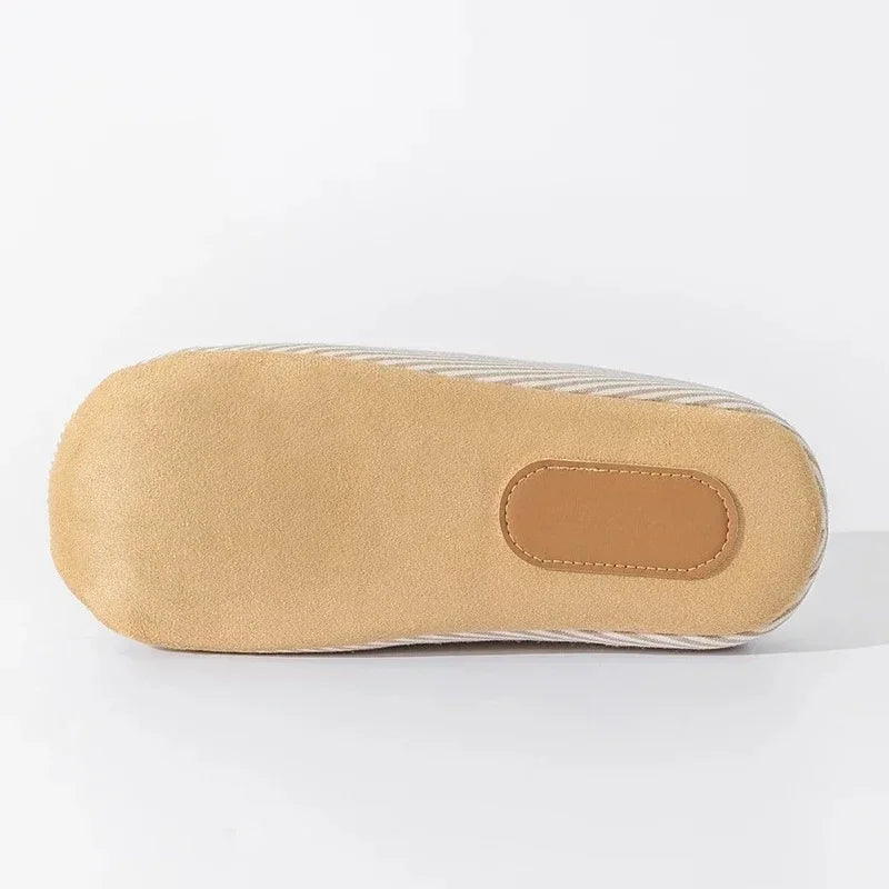 Soft Fur Unisex Home Slippers Warm Non Slip Indoor Shoes