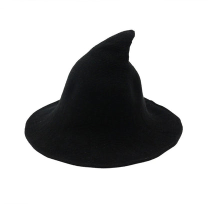 Vintage Women's Wool Witch Hat Halloween Costume