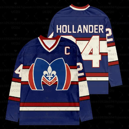 Unisex Heated Rivalry Hockey Jersey V Neck Pullover