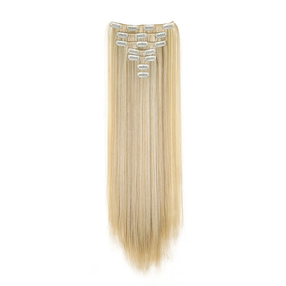 WIGSIN 24 Inch 7 Piece Straight Clip In Hair Extensions