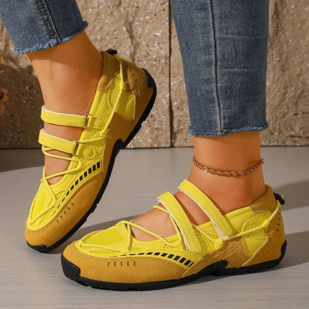 Women's Breathable Non Slip Mary Jane Sneakers