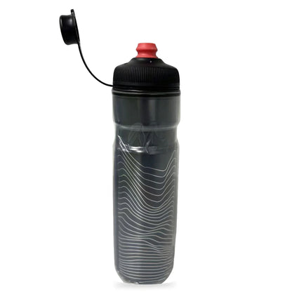 BPA Free Squeeze Cycling Water Bottle with Magnetic Cage
