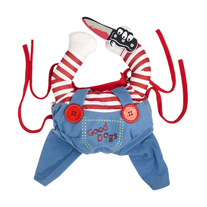 Funny Halloween Dog & Cat Cosplay Costume for Small & Medium Pets